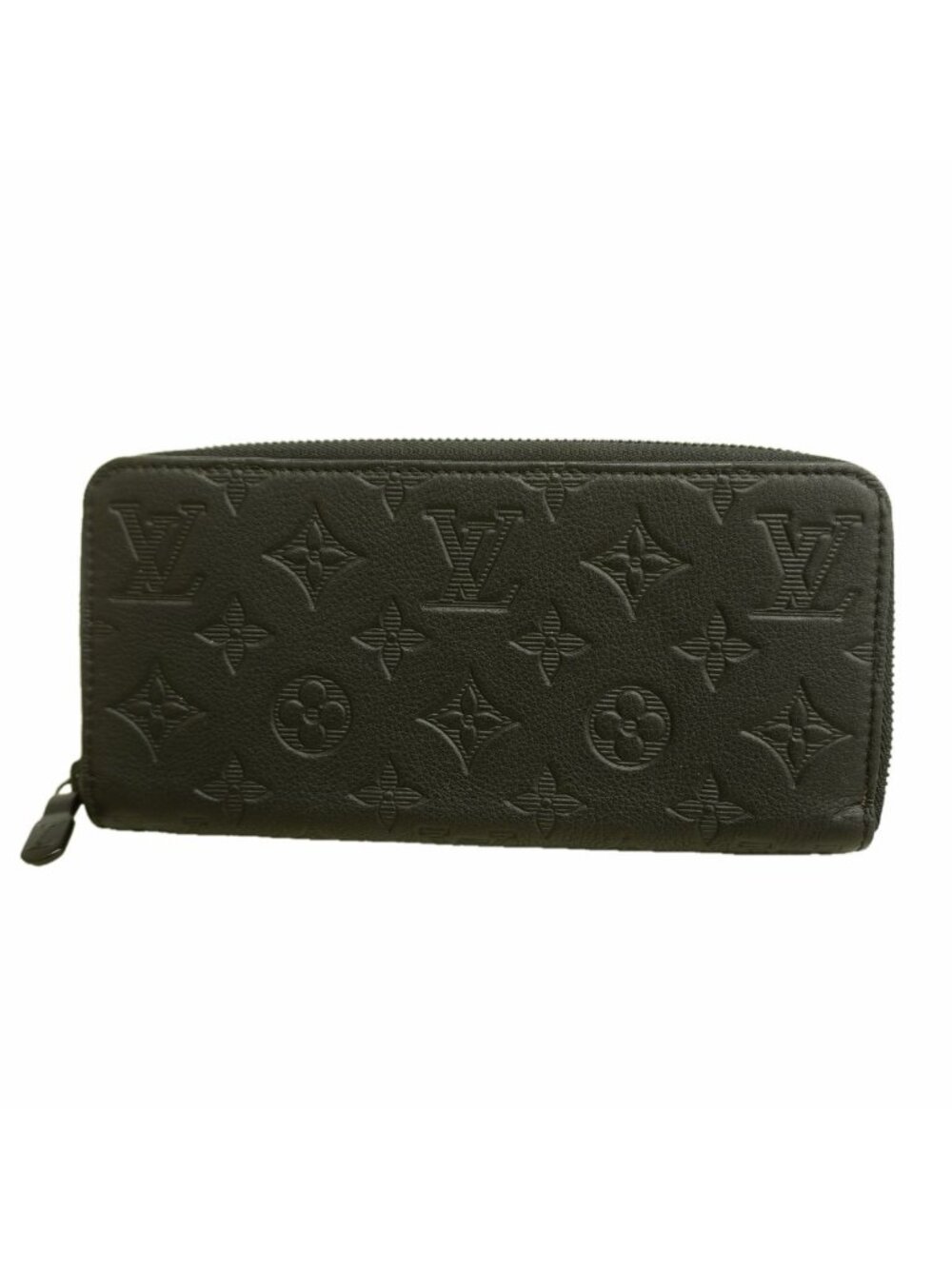 Louis Vuitton Wallet Monogram Shadow Zippy Horizontal Black
